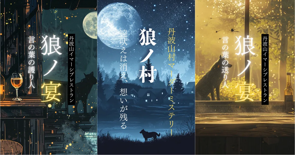 村まるごとマーダーミステリー | 丹波山村イマーシブツアー キービジュアル